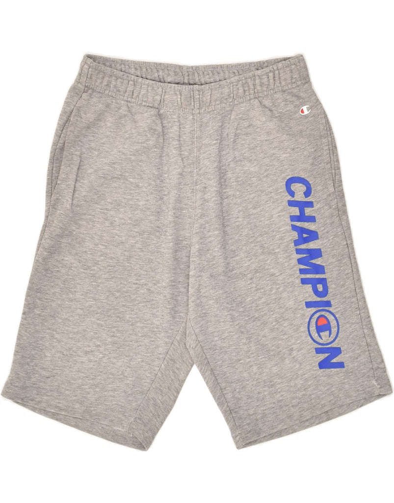 CHAMPION Mens Graphic Sport Shorts Medium Grey Cotton | Vintage Champion | Thrift | Second-Hand Champion | Used Clothing | Messina Hembry 