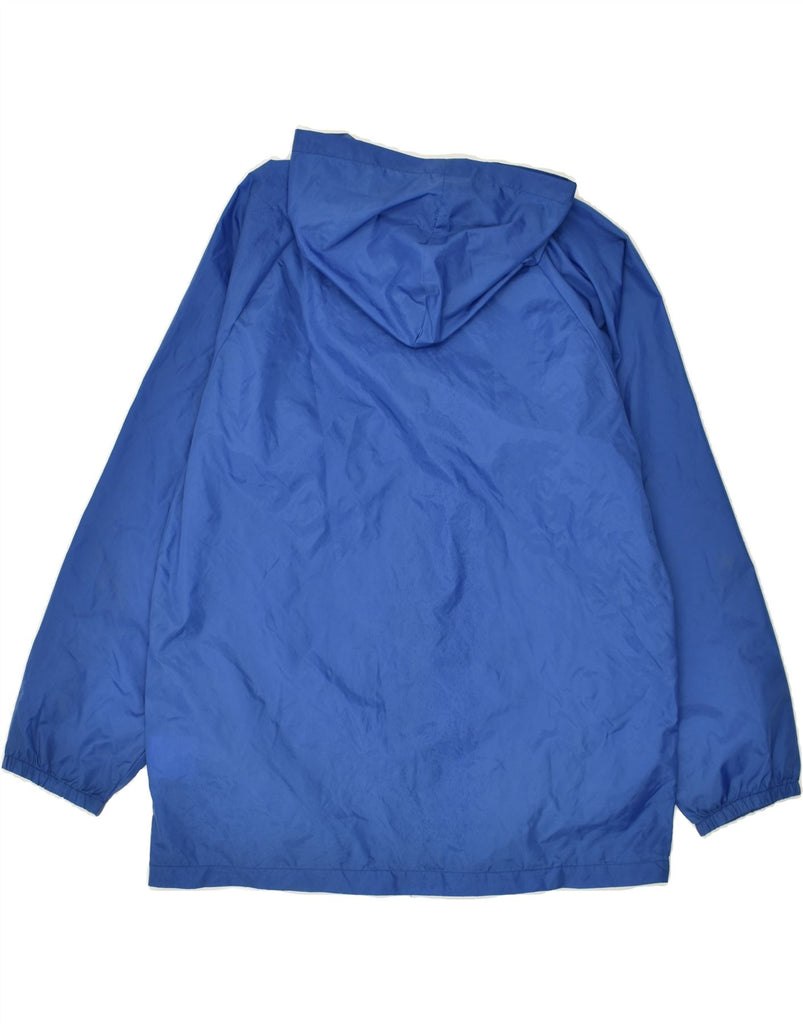 LOTTO Boys Hooded Rain Jacket 13-14 Years 2XL Blue Nylon | Vintage Lotto | Thrift | Second-Hand Lotto | Used Clothing | Messina Hembry 