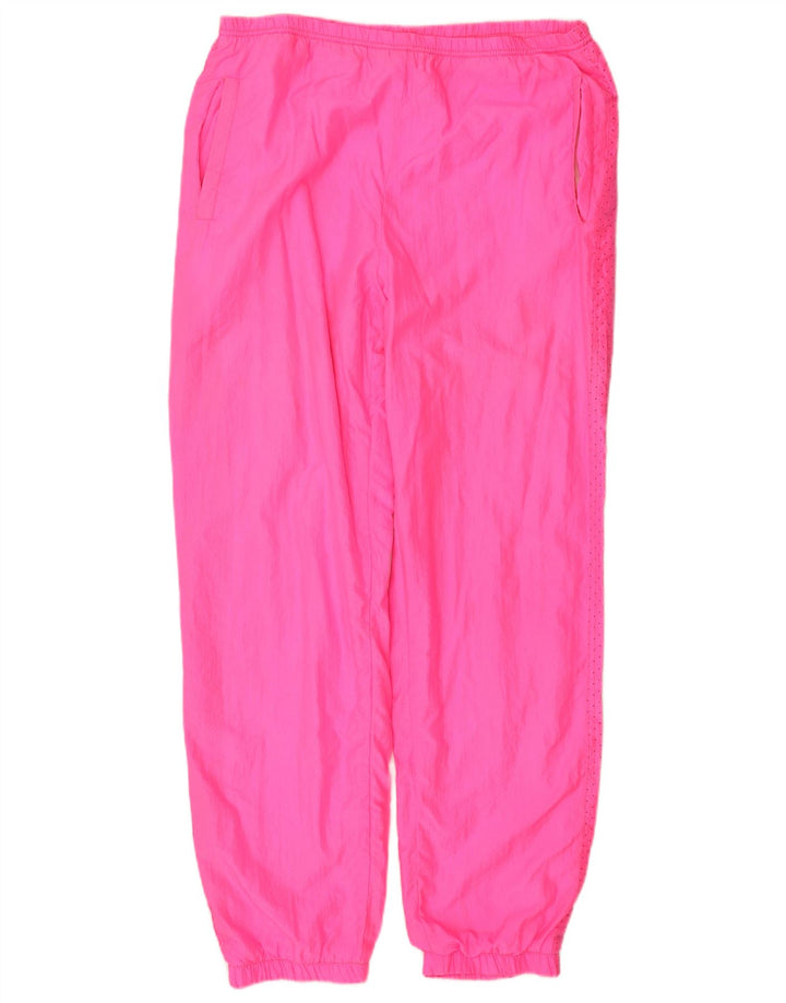 Silvy Womens Tracksuit Trousers Joggers IT 44 Medium Pink Polyamide