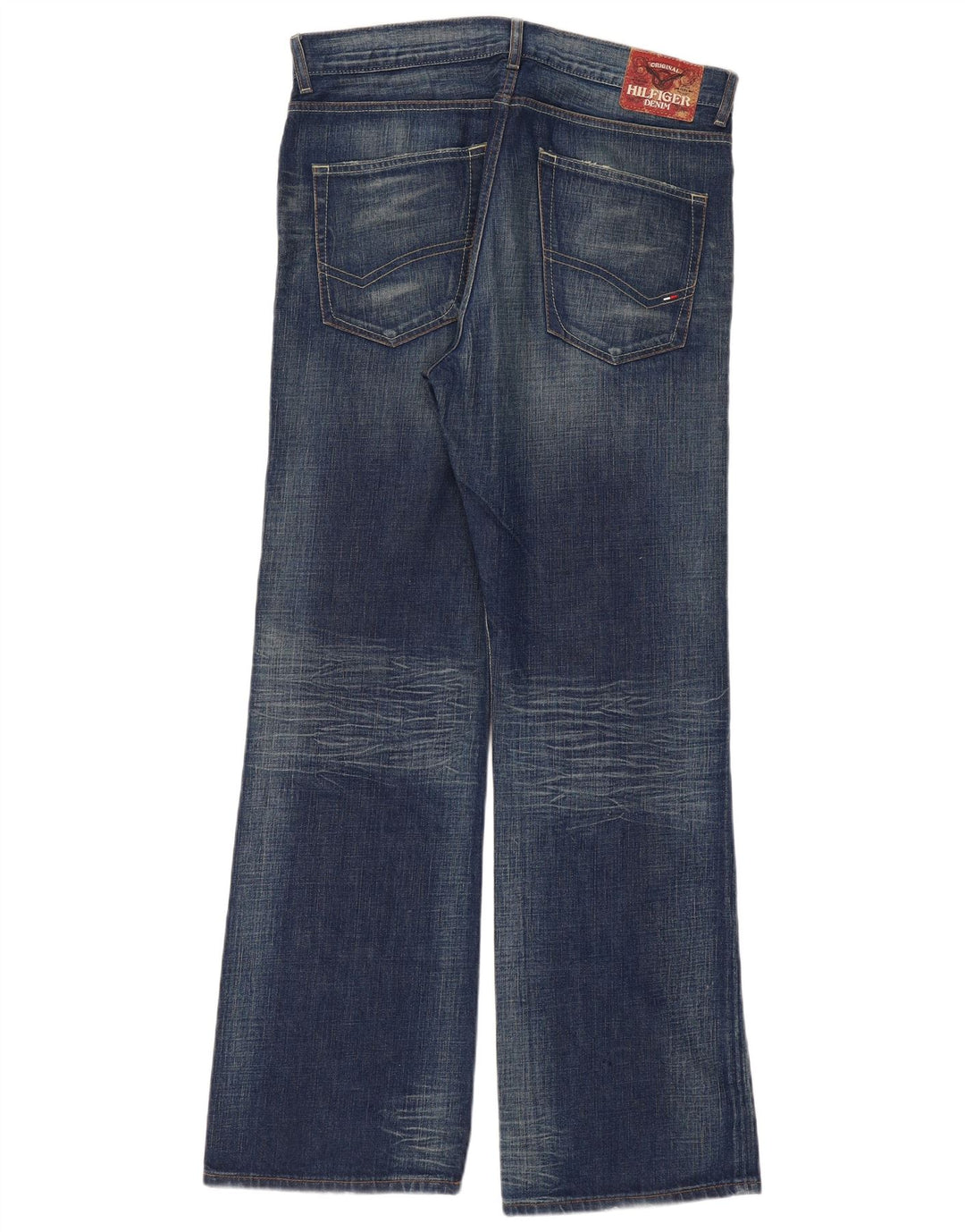 TOMMY HILFIGER Mens Straight Jeans W34 L32 Blue Cotton
