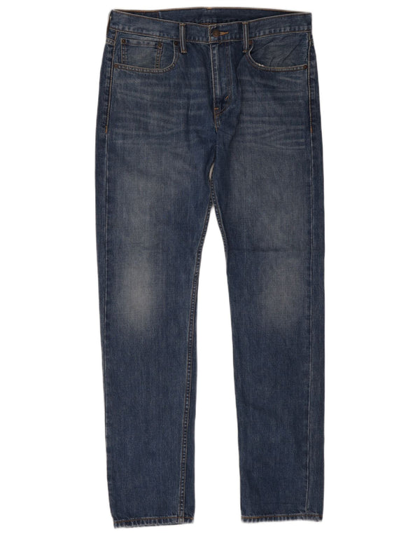 Levi's Mens 508 Regular Tapered Jeans W33 L34 Blue Cotton