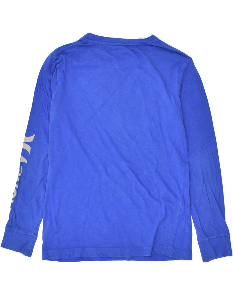 HURLEY Boys Graphic Top Long Sleeve 10-11 Years Medium Blue Cotton | Vintage Hurley | Thrift | Second-Hand Hurley | Used Clothing | Messina Hembry 