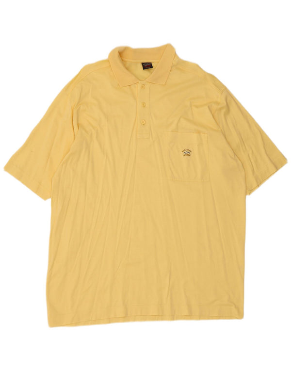 Paul & Shark Mens Yachting Polo Shirt 2XL Yellow