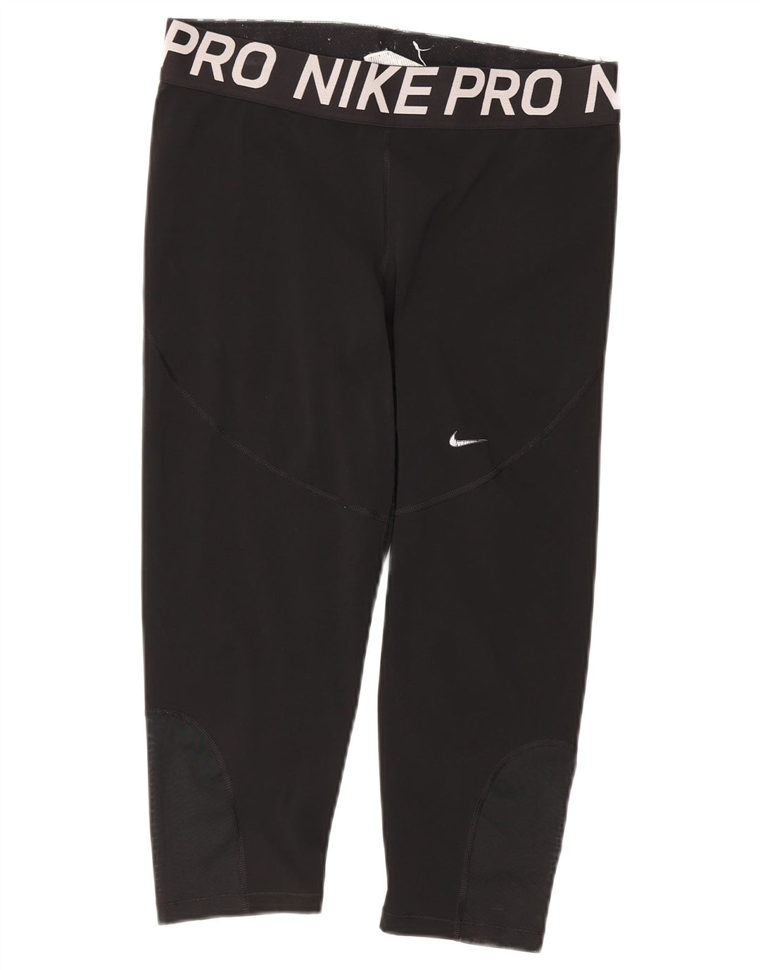Nike Womens Dri Fit Capri Leggings UK 18 XL Black Polyester