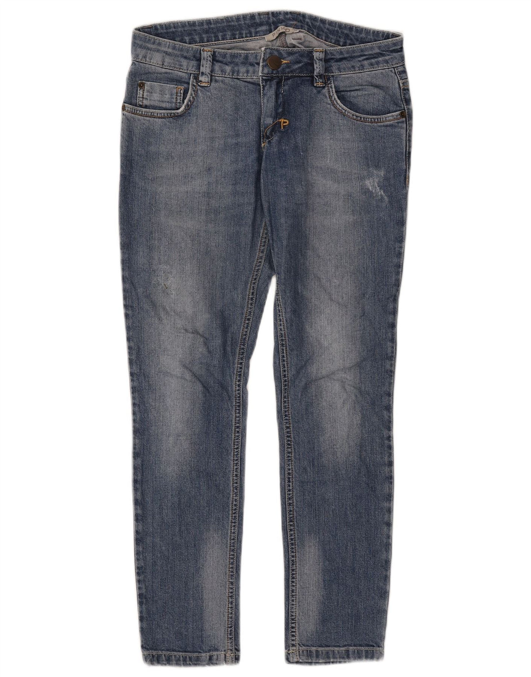 Pinko Womens Slim Jeans W28 L27 Blue Cotton