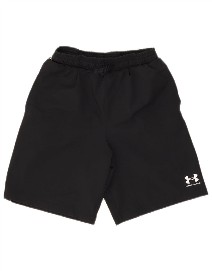 Under Armour Boys Sport Shorts 9-10 Years Medium Black Polyester