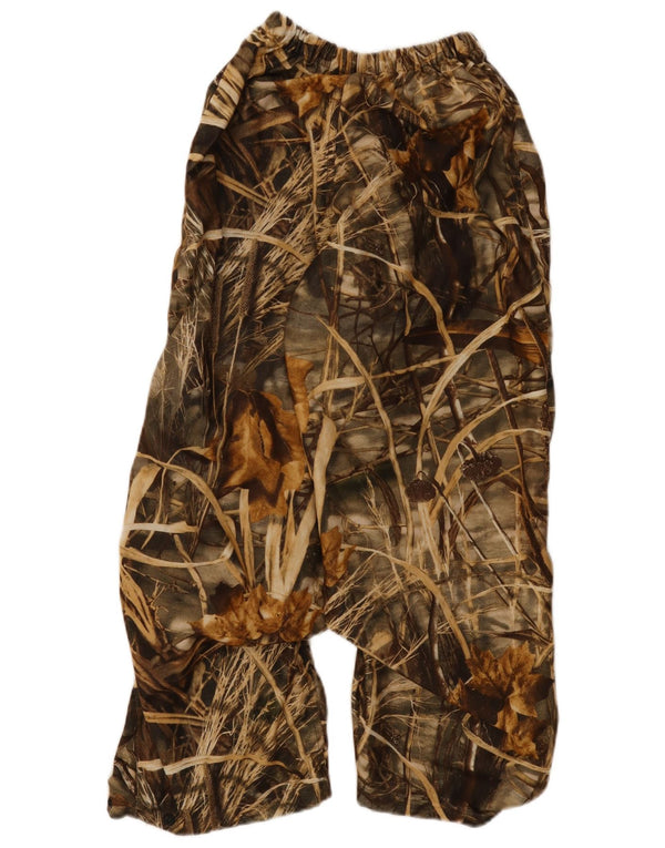 Vintage Girls Casual Trousers 11-12 Years Large W28 L27 Khaki Camouflage