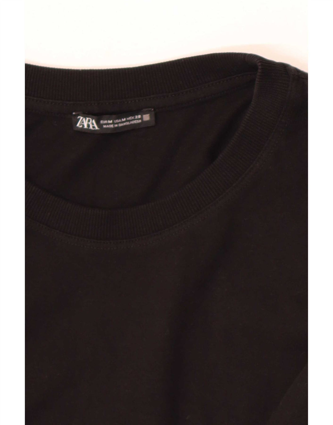Zara Womens Long Sleeve Tiered Dress UK 14 Medium Black