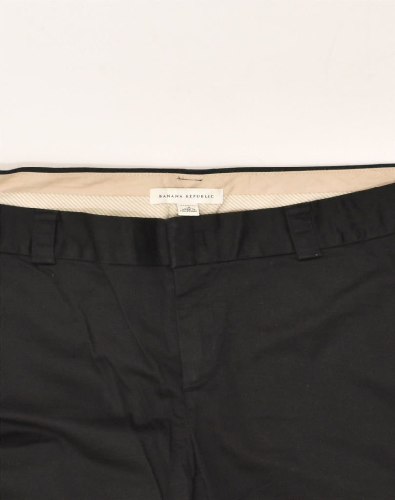 BANANA REPUBLIC Womens Chino Shorts US 14  XL W38  Black Cotton | Vintage Banana Republic | Thrift | Second-Hand Banana Republic | Used Clothing | Messina Hembry 