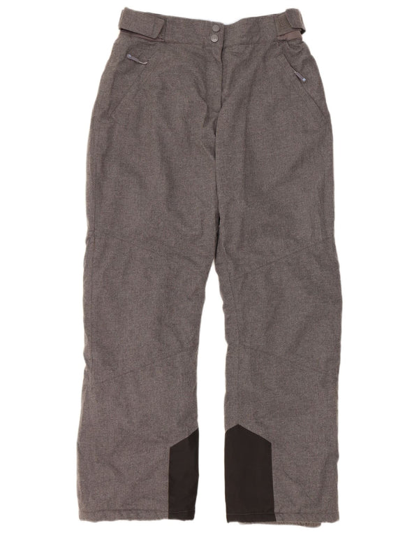 Mountain Warehouse Womens Ski Trousers UK 10 Small Grey Colourblock