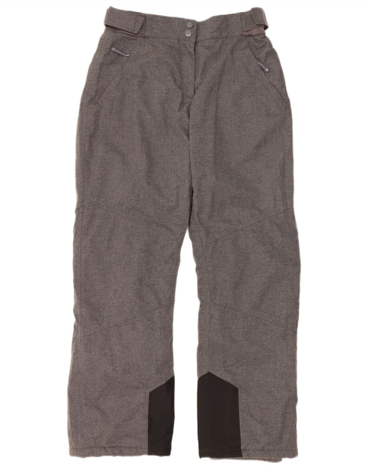 Mountain Warehouse Womens Ski Trousers UK 10 Small Grey Colourblock