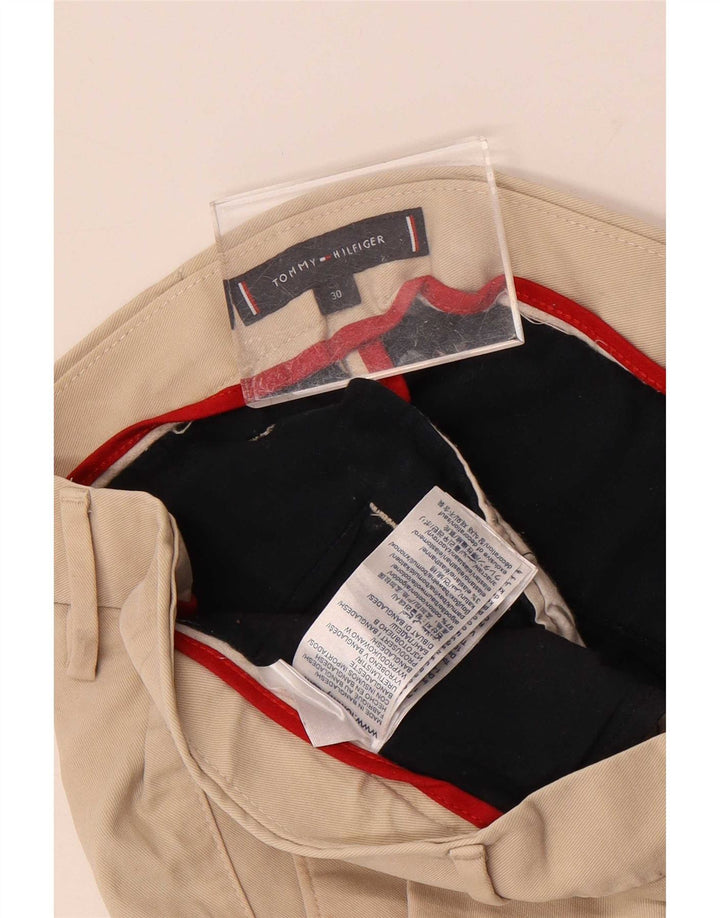 Tommy Hilfiger Mens Chino Shorts W30 Medium Beige Cotton