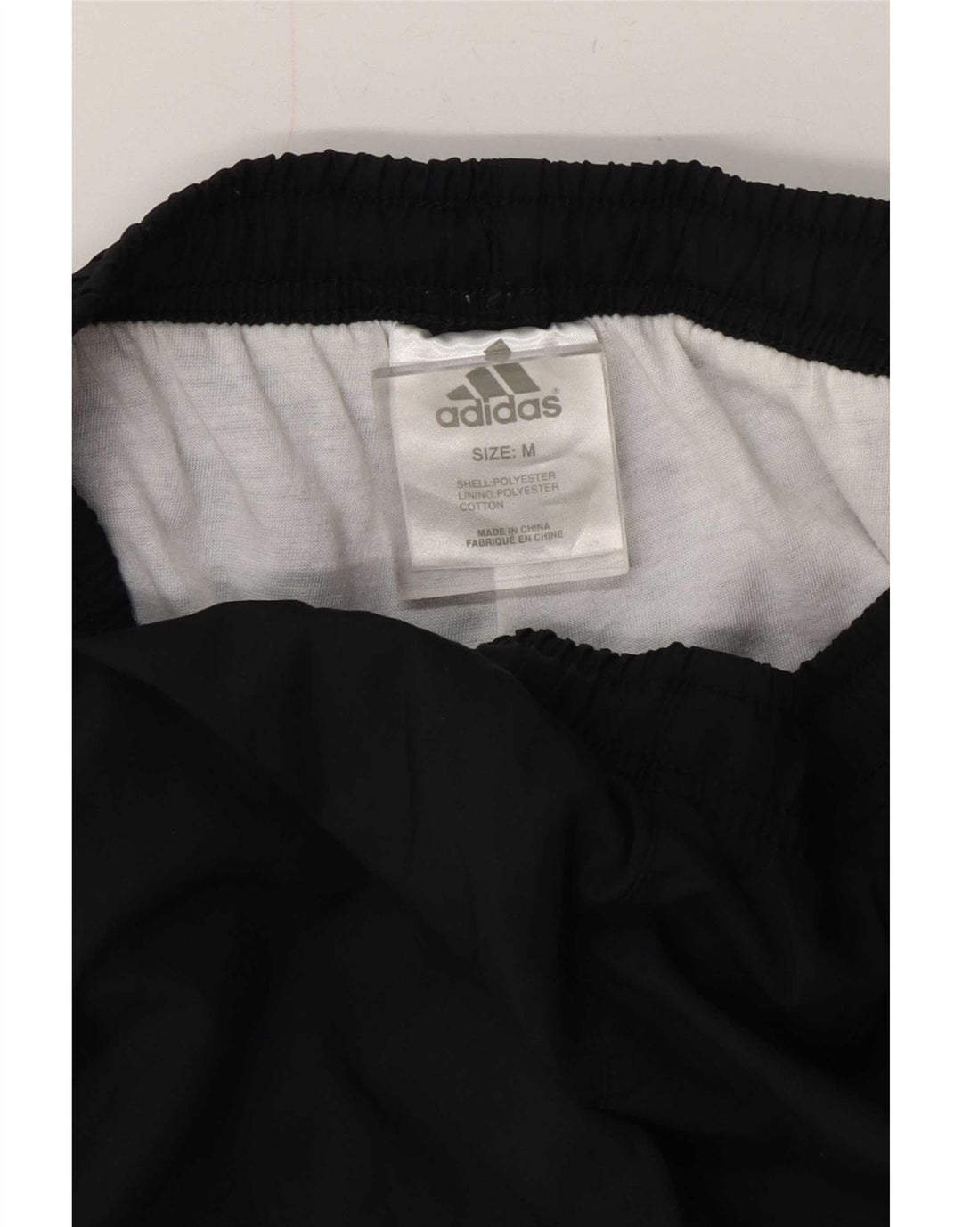 Adidas Mens Tracksuit Trousers Medium Black Polyester