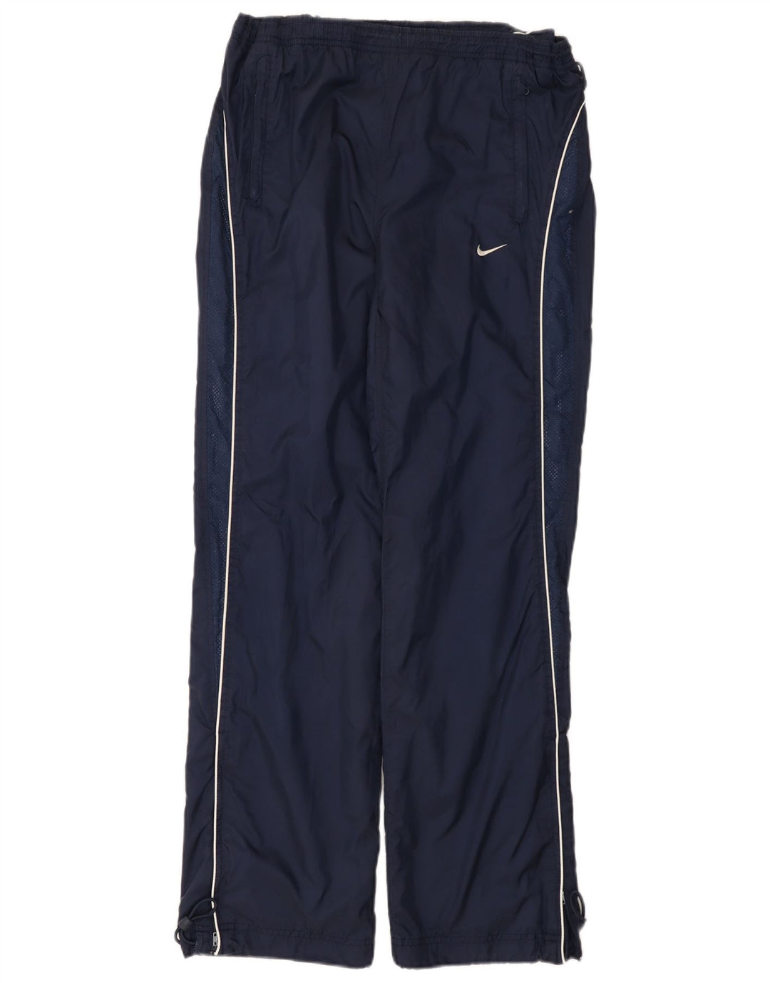 Nike Mens Tracksuit Trousers Medium Navy Blue Nylon