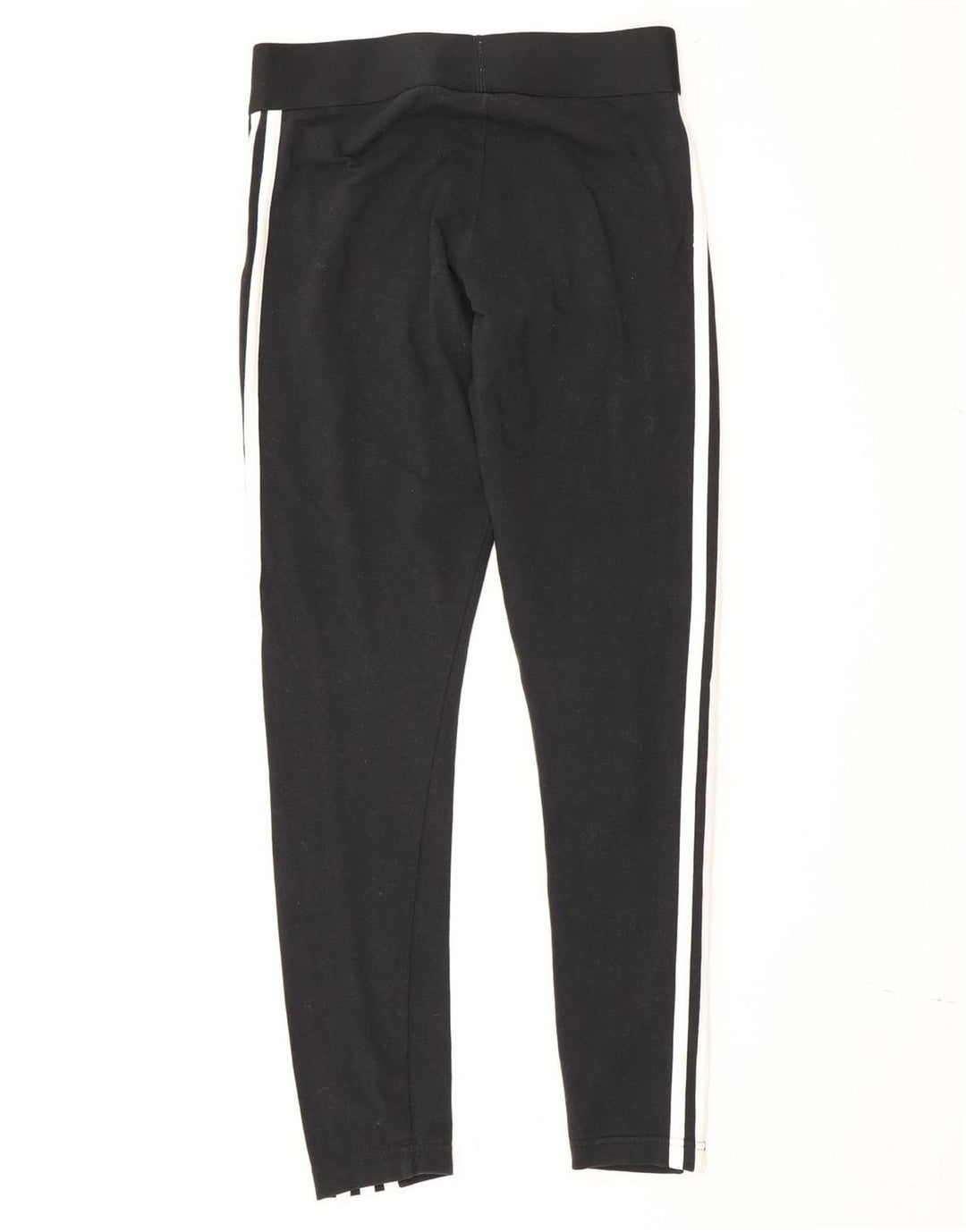 Adidas Womens Leggings UK 8/10 Small Black Cotton