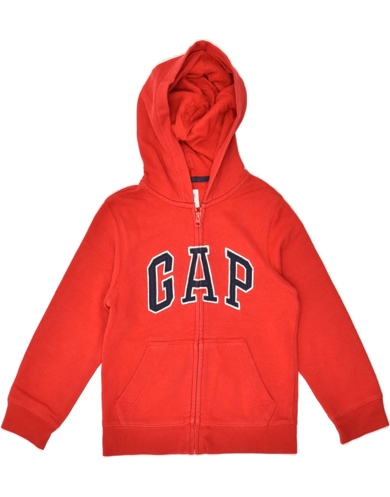 GAP Boys Graphic Hoodie Jumper 6-7 Years Small  Red Cotton | Vintage Gap | Thrift | Second-Hand Gap | Used Clothing | Messina Hembry 