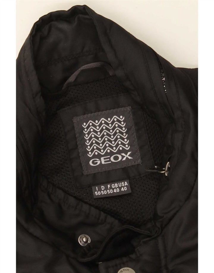 Geox Mens Windbreaker Jacket UK 40 Large Black