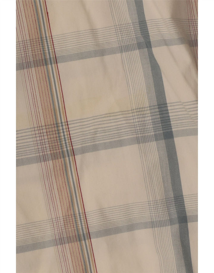 Wrangler Mens Shirt Medium White Check Cotton