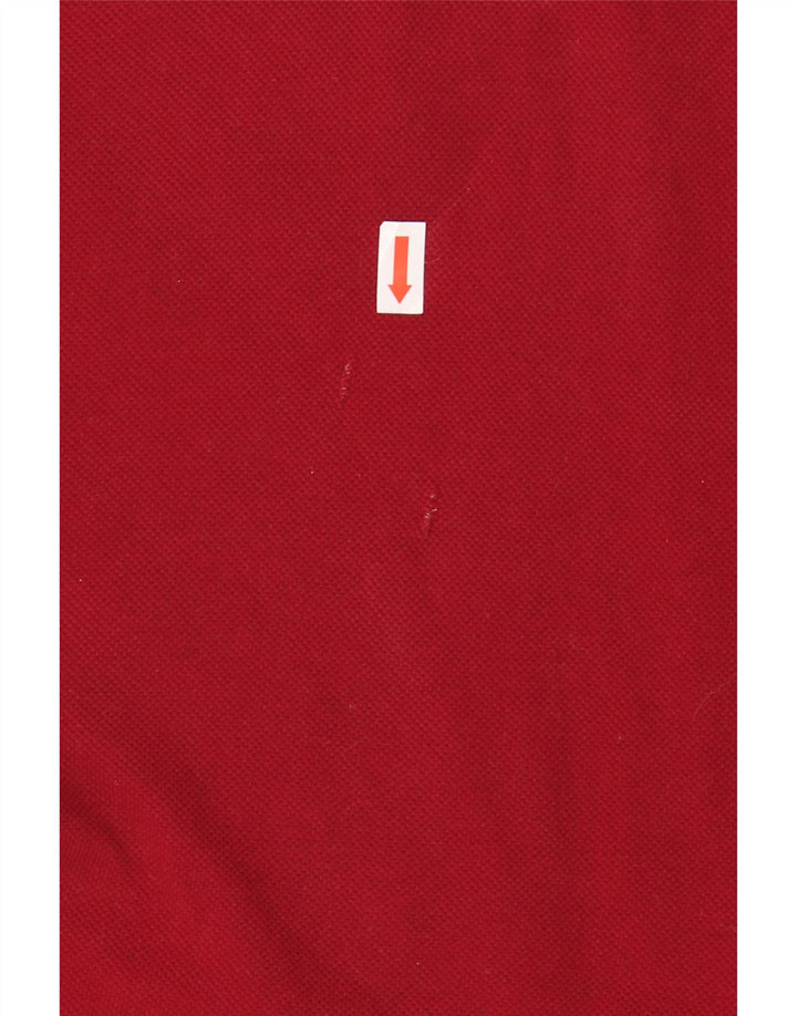 LACOSTE Mens Polo Shirt Size 4 Medium Red Cotton Vintage Lacoste and Second-Hand Lacoste from Messina Hembry 