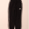 ADIDAS Mens Tracksuit Trousers Joggers Medium Black Polyester