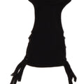 Zara Womens Crop Sleeveless Blouse Top UK 8 Small Black