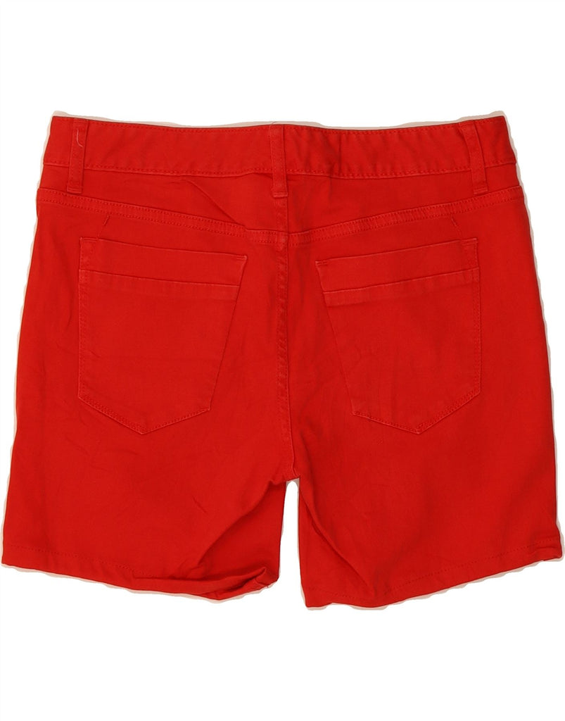 MOSSIMO Womens Skinny Denim Shorts US 10 Large W32 Red Cotton Vintage Mossimo and Second-Hand Mossimo from Messina Hembry 