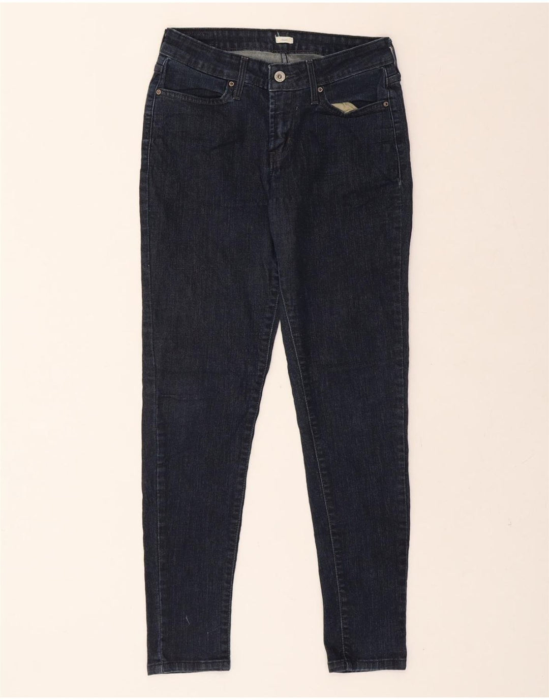 LEVI'S Womens Skinny Jeans W29 L32 Navy Blue Vintage Levi's and Second-Hand Levi's from Messina Hembry 