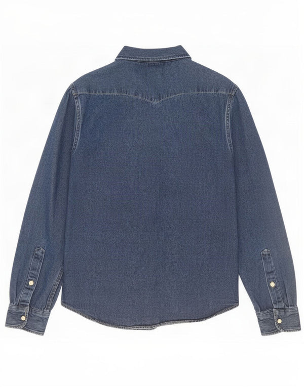 Lee Mens Denim Shirt Small Blue