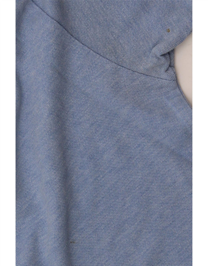 Kappa Mens Polo Shirt Medium Blue Cotton