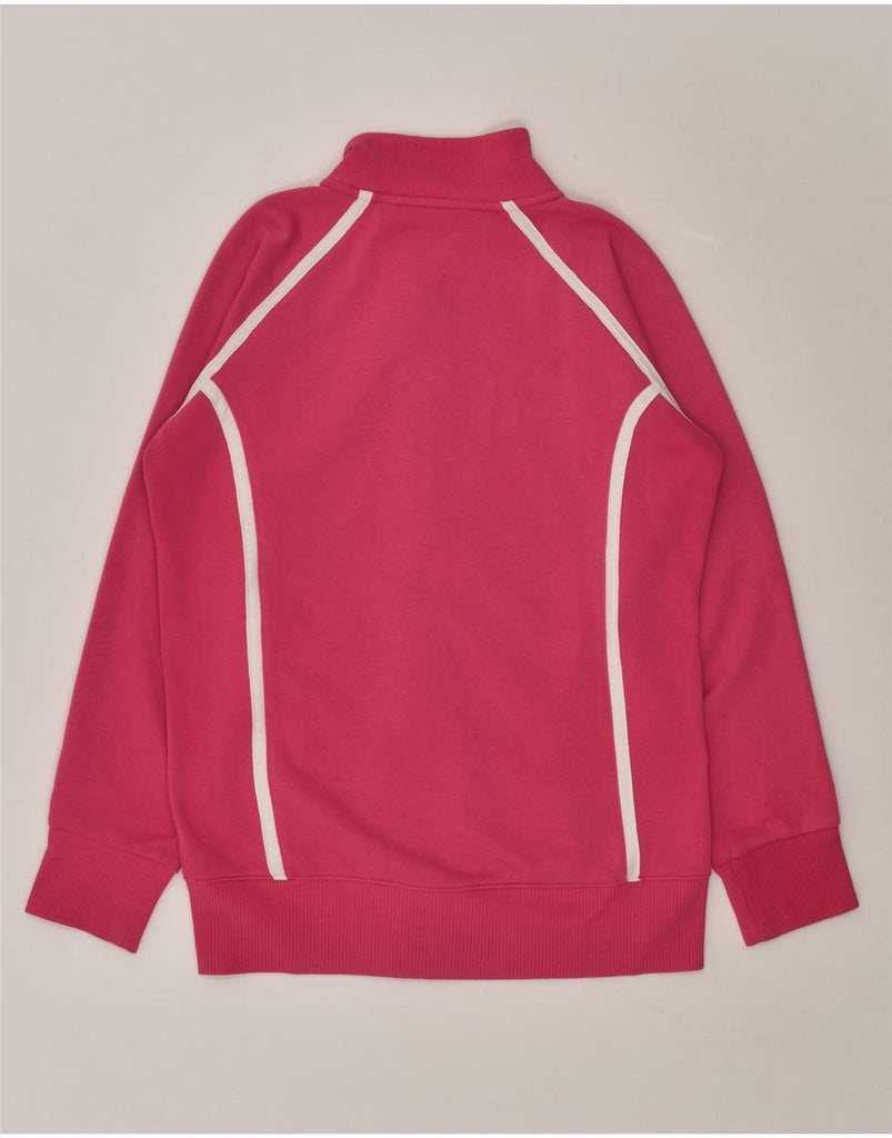 ASICS Womens Tracksuit Top Jacket UK 12 Medium Pink | Vintage Asics | Thrift | Second-Hand Asics | Used Clothing | Messina Hembry 