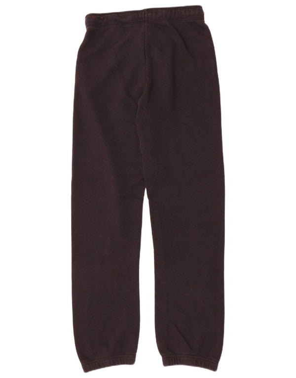 Nike Womens Graphic Tracksuit Trousers Joggers UK 10 Small Black Cotton