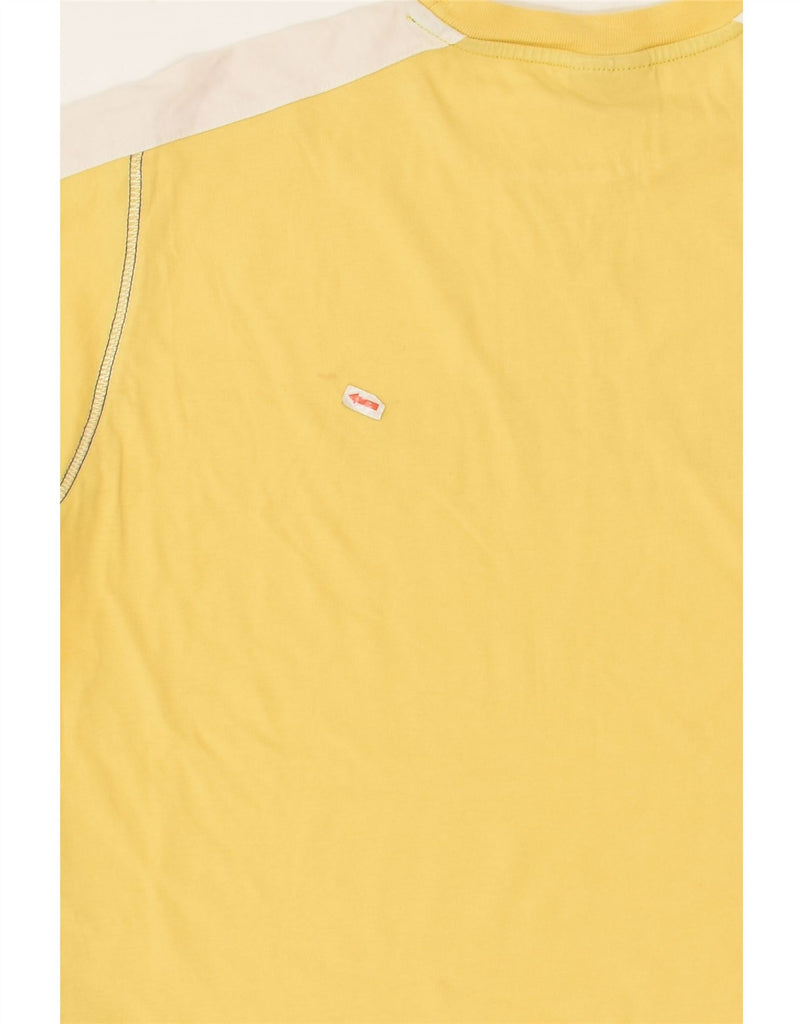 CHAMPION Boys Graphic T-Shirt Top 11-12 Years Large  Yellow Colourblock | Vintage Champion | Thrift | Second-Hand Champion | Used Clothing | Messina Hembry 