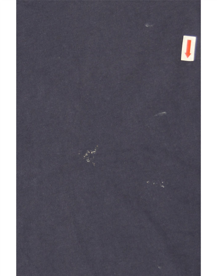 Dickies Mens T-Shirt Top Large Navy Blue Cotton