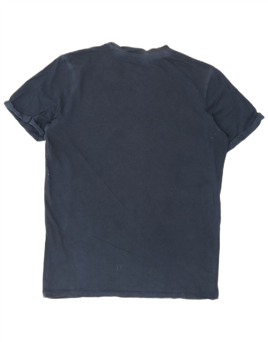 Jack & Jones Mens T-Shirt Top Small Navy Blue Cotton