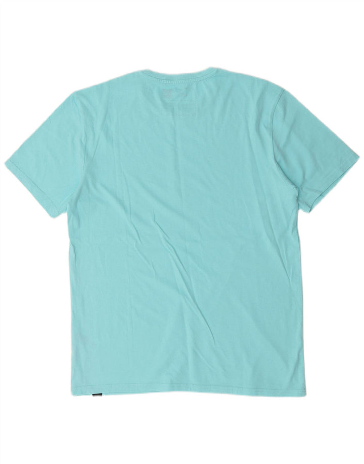 O'Neill Mens Regular Fit Graphic T-Shirt Top Medium Blue Cotton