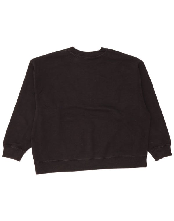 Zara Womens Oversized Sweatshirt Jumper UK 14 Medium Black