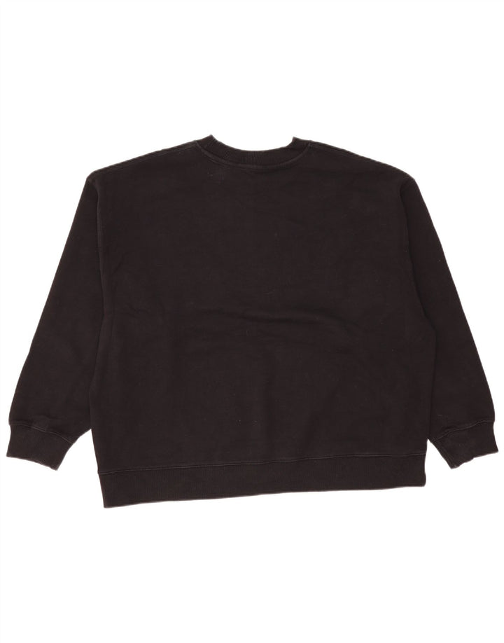 Zara Womens Oversized Sweatshirt Jumper UK 14 Medium Black