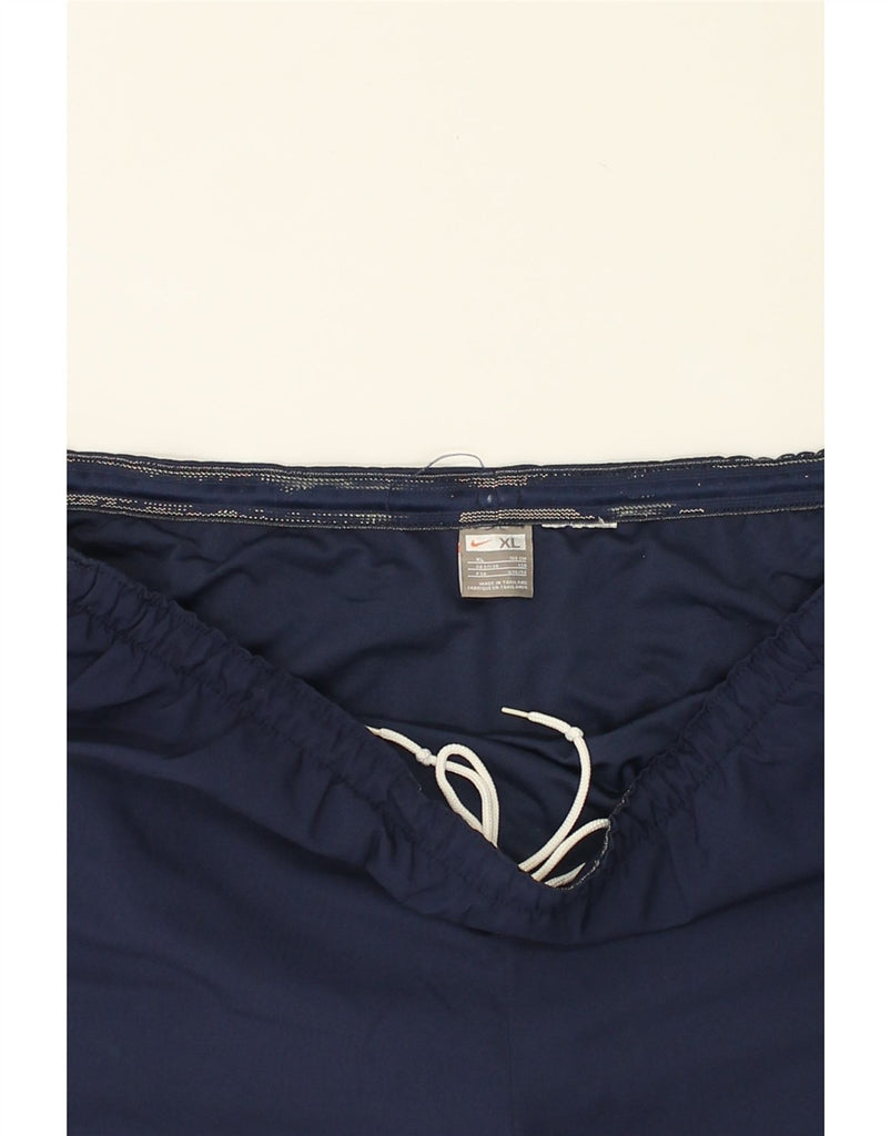 NIKE Mens Sport Shorts XL Navy Blue | Vintage Nike | Thrift | Second-Hand Nike | Used Clothing | Messina Hembry 