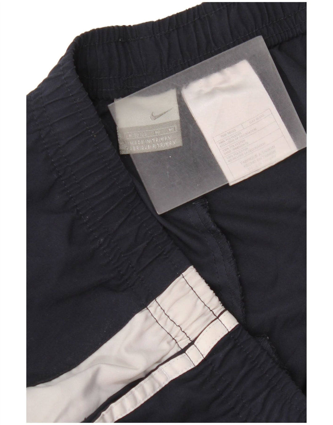 Nike Womens Tracksuit Trousers US 8/10 Medium Navy Blue Colourblock