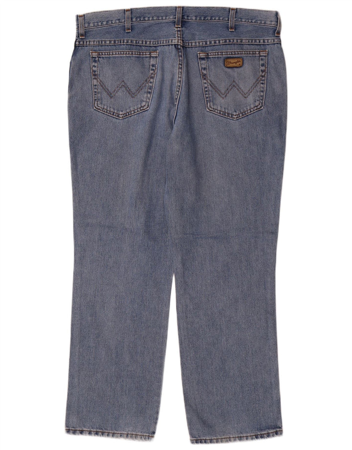 Wrangler Mens Texas Straight Jeans W40 L30 Blue Cotton