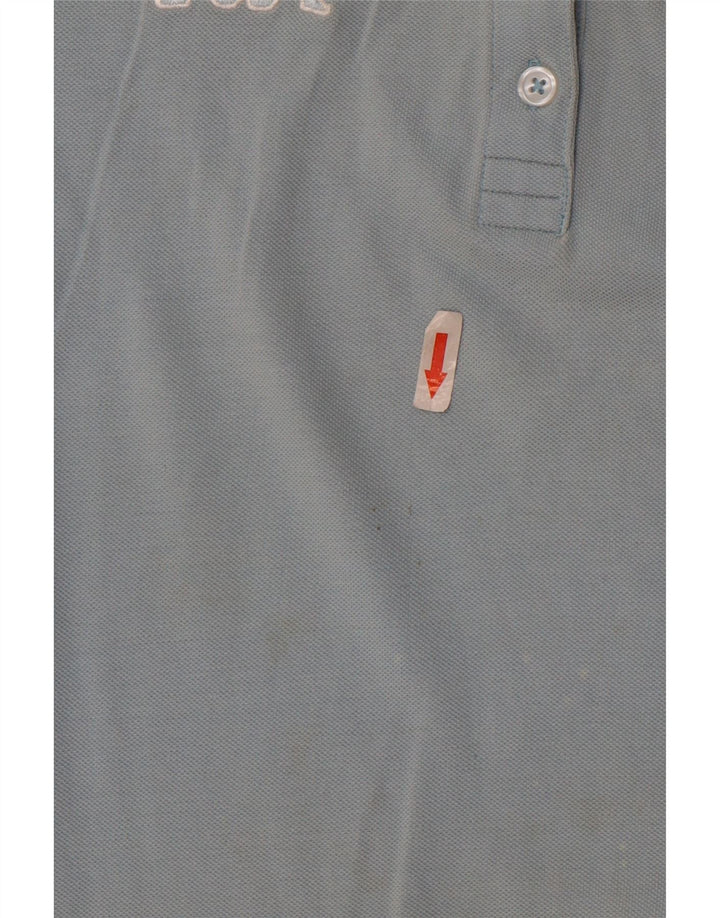 Kappa Womens Polo Shirt UK 12 Medium Blue Cotton