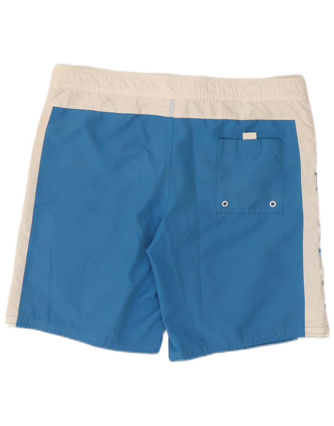 Sundek Mens Graphic Swimming Shorts XL  Blue Colourblock Polyester