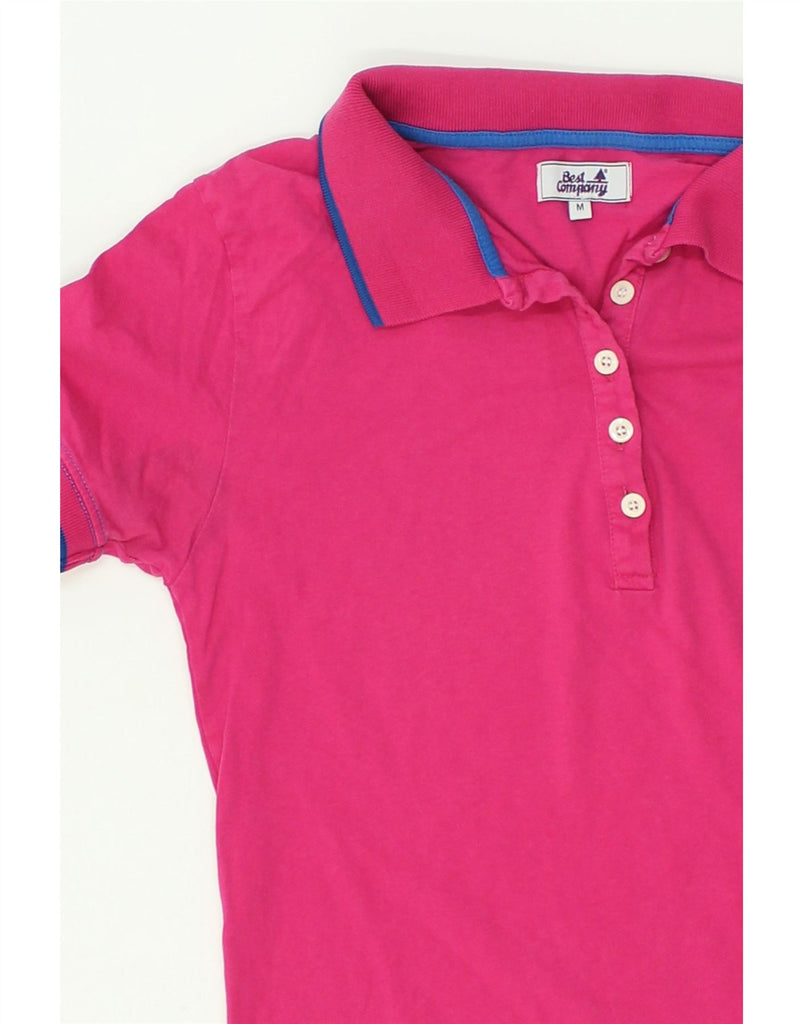 BEST COMPANY Girls Polo Shirt 13-14 Years Medium Pink Cotton | Vintage Best Company | Thrift | Second-Hand Best Company | Used Clothing | Messina Hembry 