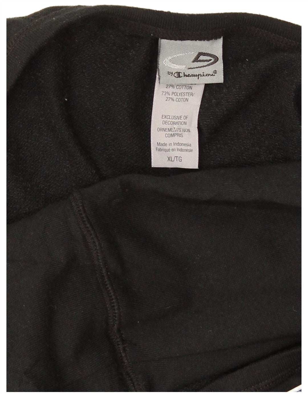 Champion Womens Sweatshirt Jumper UK 18 XL Black Polyester