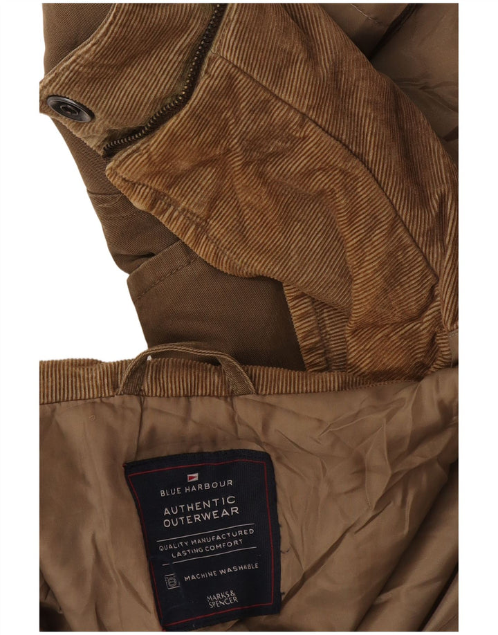 Marks & Spencer Mens Blue Harbour Utility Jacket UK 40 Large Brown