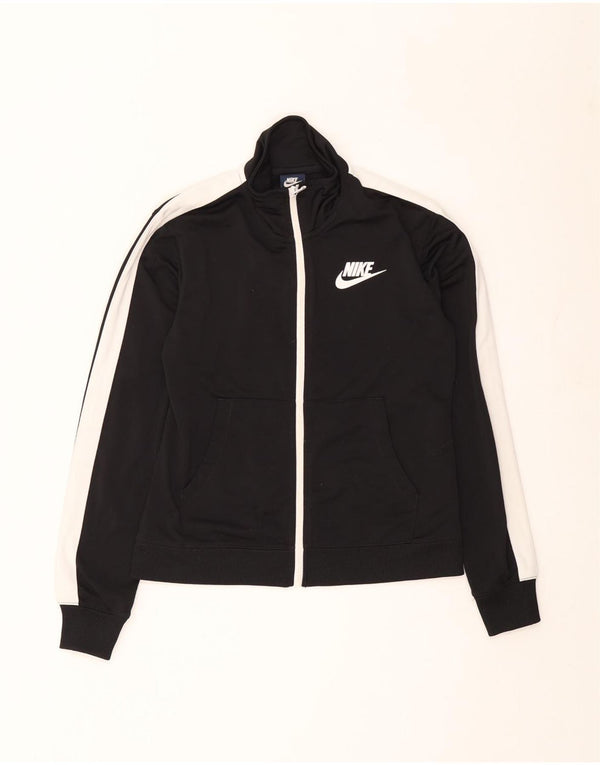 Nike Mens Tracksuit Top Jacket XS Black Colourblock Polyester