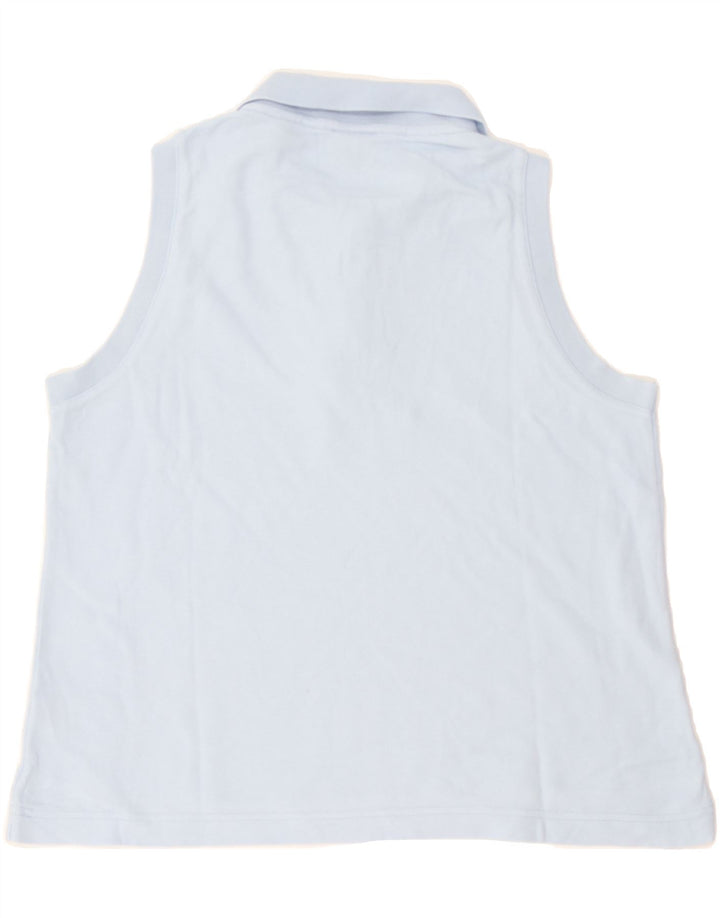 FILA Womens Sleeveless Polo Shirt IT 46 Large Blue Cotton Vintage Fila and Second-Hand Fila from Messina Hembry 