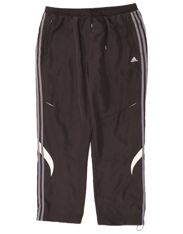 Adidas Mens Climalite Tracksuit Trousers 2XL  Black Colourblock