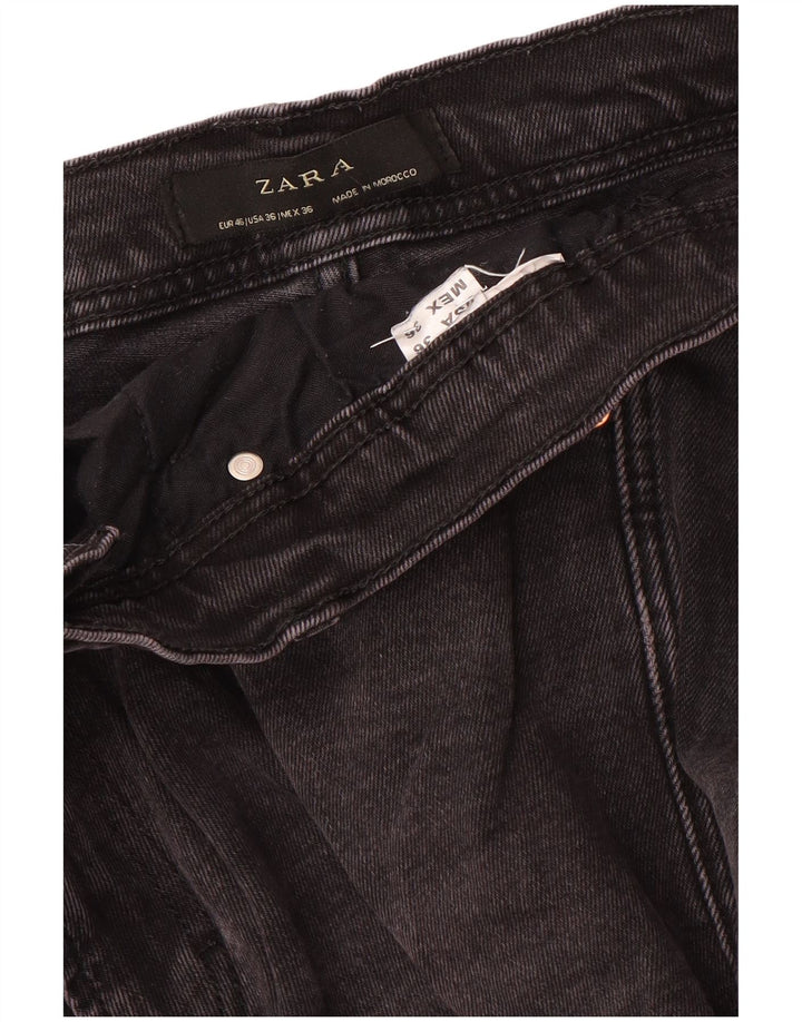 Zara Mens Slim Jeans EU 46 XL W36 L30 Grey