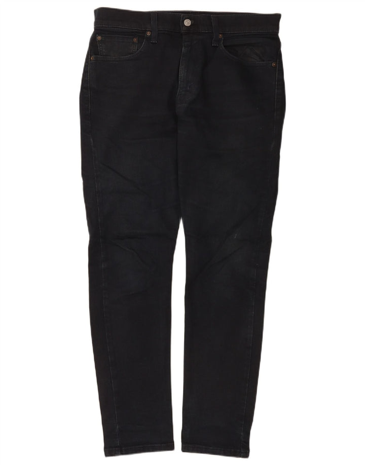 Levi's Mens 512 Slim Tapered Jeans  W32 L32 Black Cotton